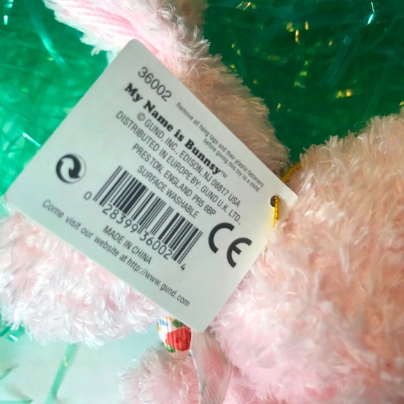 VHTF Vintage Rare Gund Bunnsy Plush Bunny #36002 - Picture 11 of 16